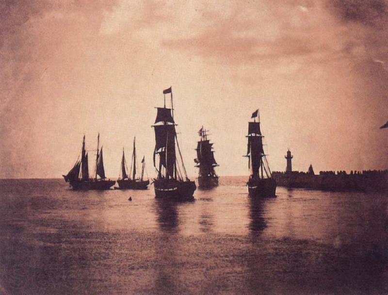 Gustave Le Gray Ship leaving  Harbor